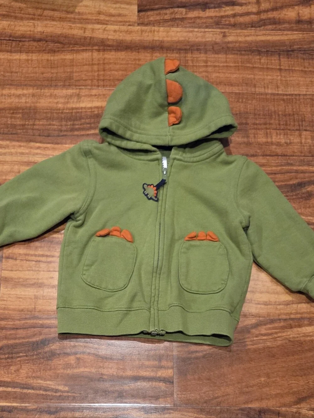 Gymboree EUC Green/Navy Fair Isle Dino Sweater, Dino Hoodie and Lined Pants